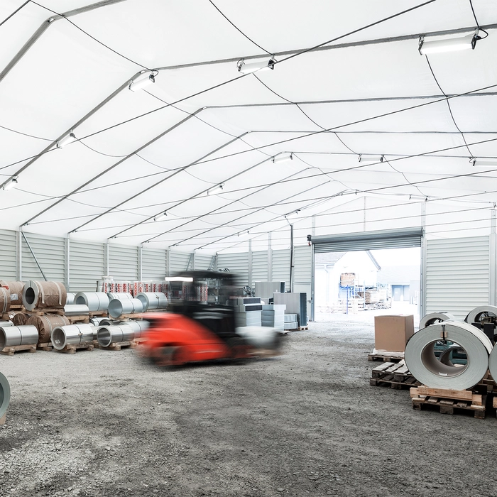 Advantage of translucent roof tarpaulins
